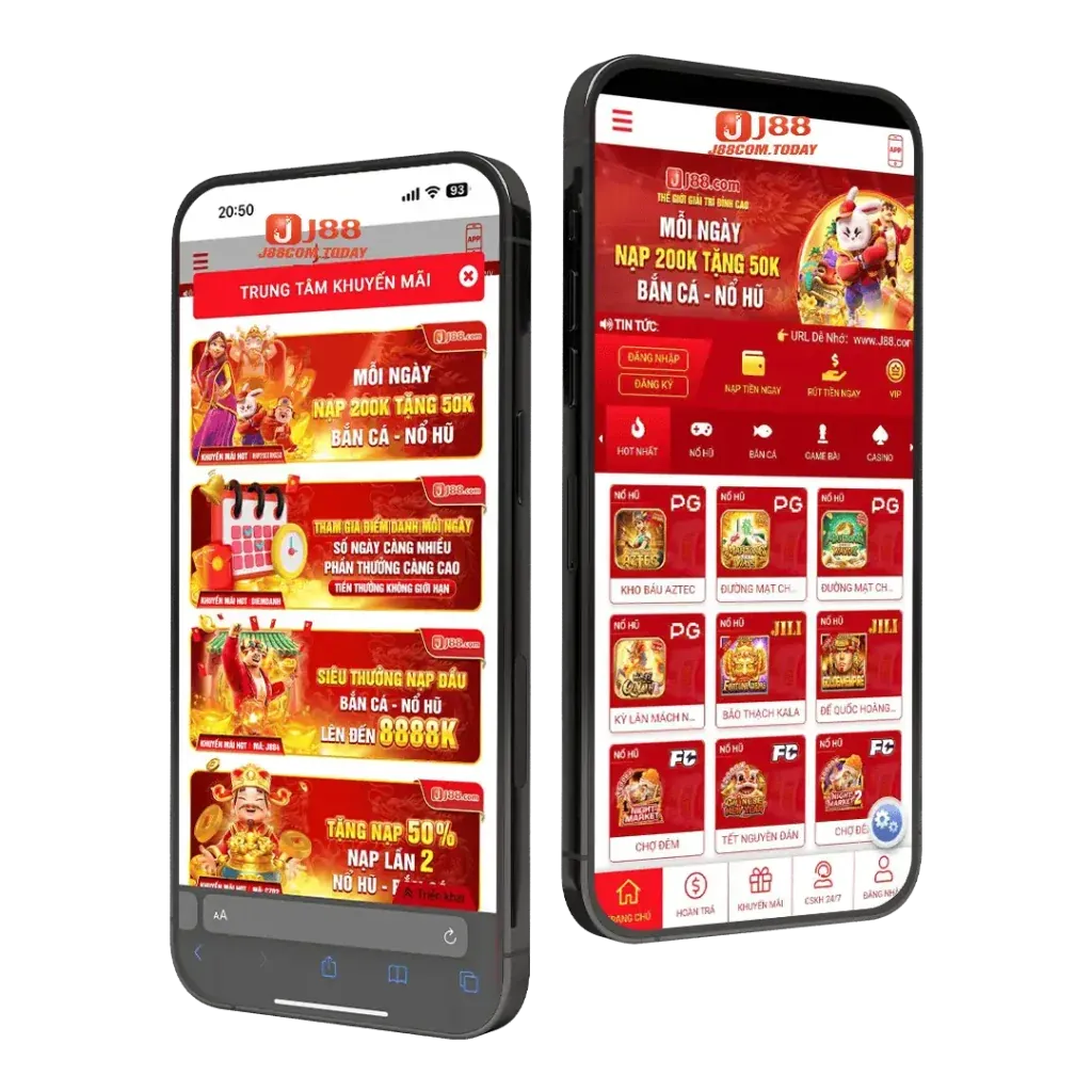 Hình ảnh đa dạng các trò chơi cá cược như thể thao, casino